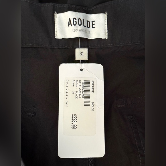 Agolde Daria Utility Duffle Cargo Relaxed Wide Leg NWT Sz 31 $228 retail - Picture 4 of 8